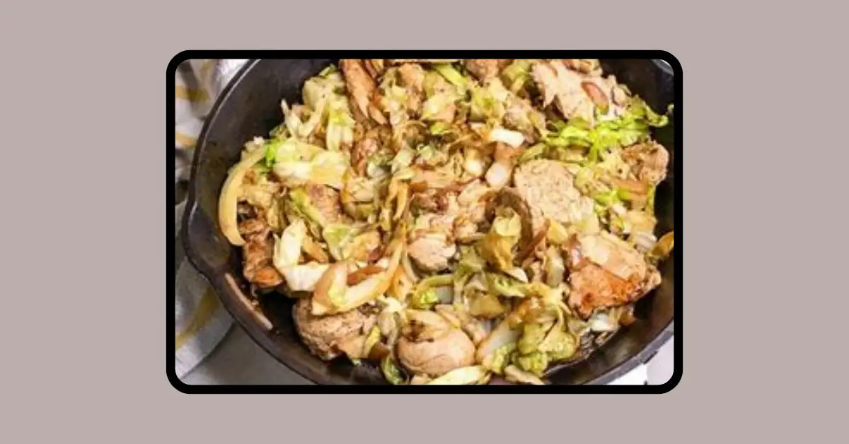 White Cabbage Stewed with Pork Neck Recipe