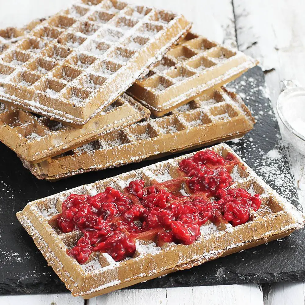 Cocoa waffles